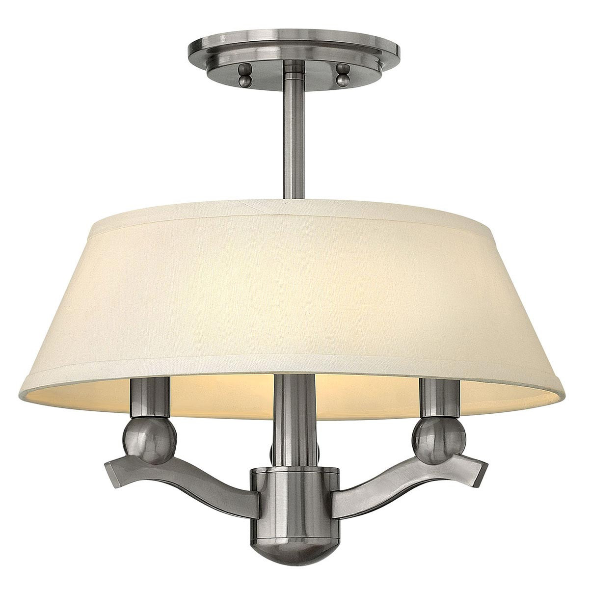 Lampa wisząca szczotkowany nikiel Whitney (HK) 3xE14x60W Hinkley