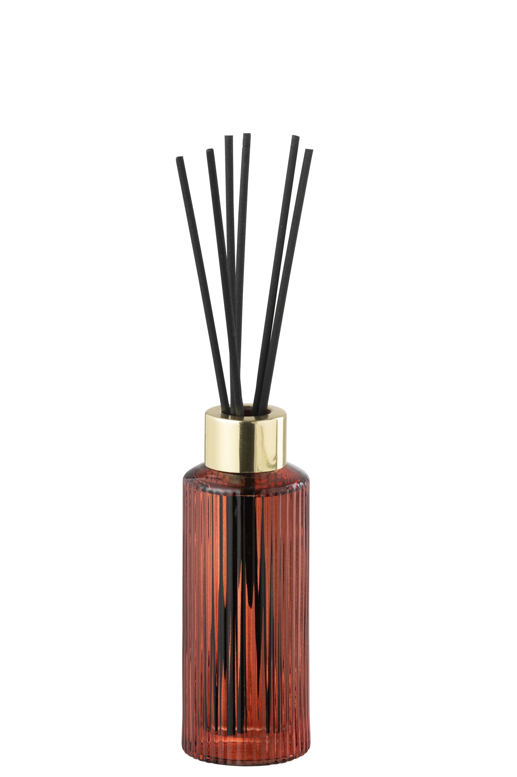 J-Line geurolie olive & frank Incense - glas - rood - small