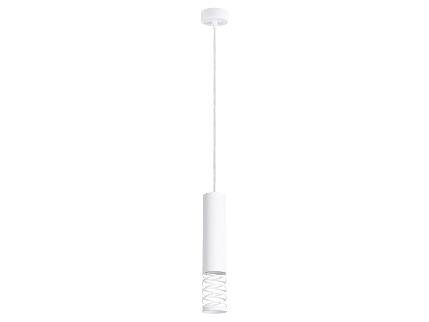 Lampa wisząca Lami stalowa biała