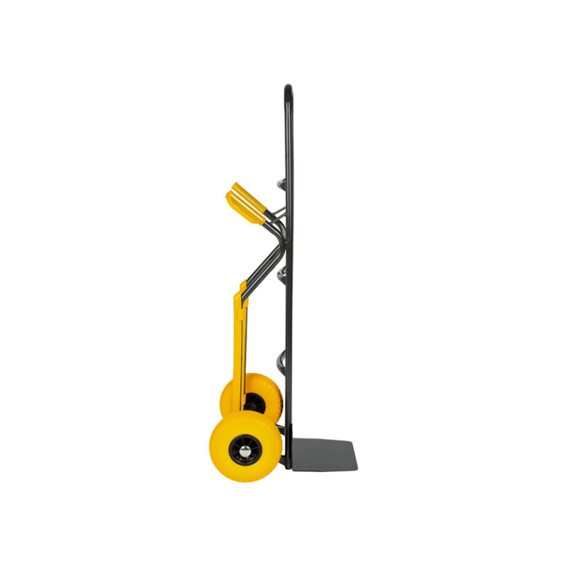 Diable en acier avec appui haut et roues pleines 200 kg PRACTO TOOLS