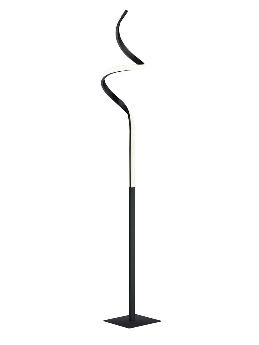 Lampa podłogowa COURSEczarno-biała LED 1x11W Ciepła biel 950lm RL