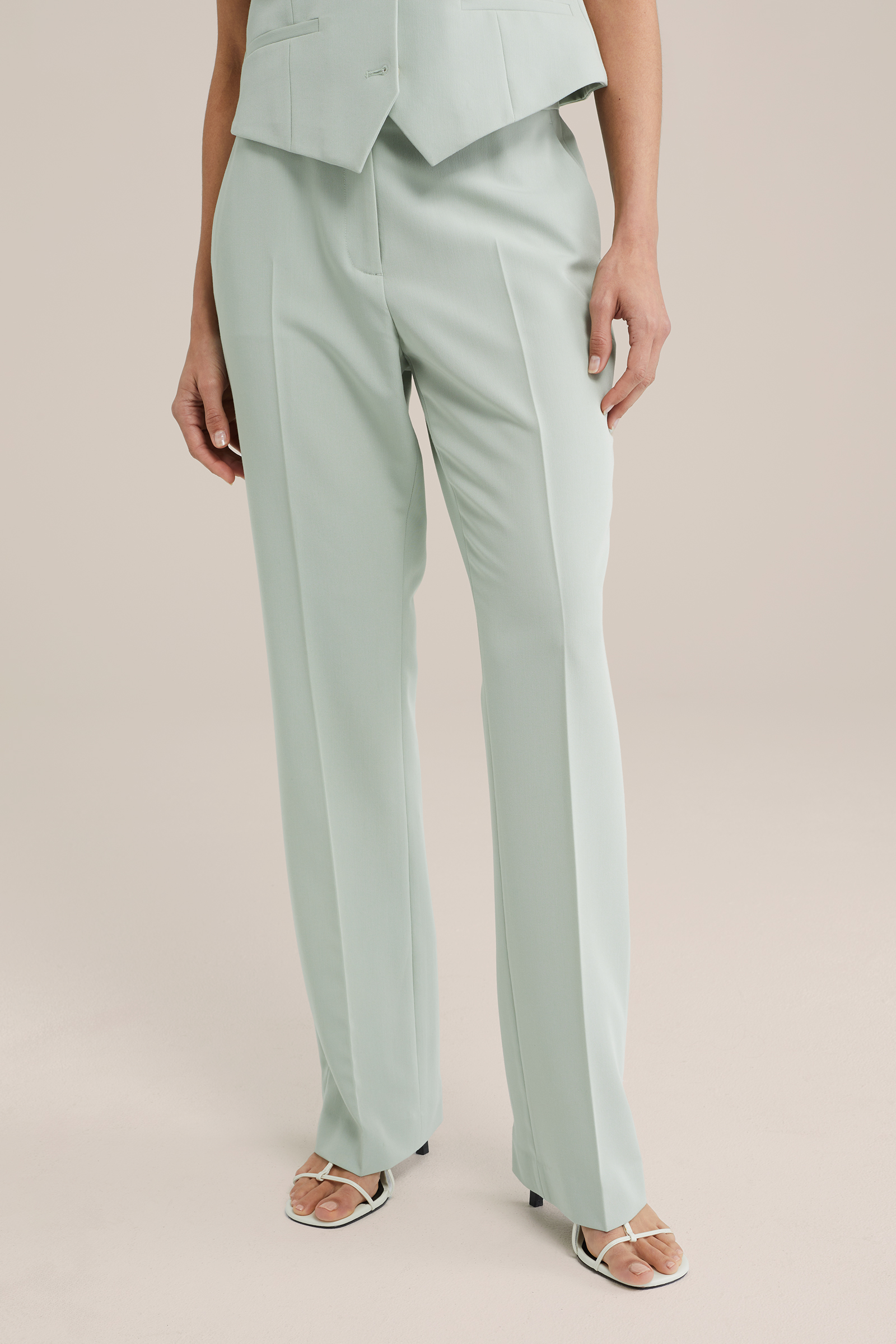 Dames Slim fit flared pantalon