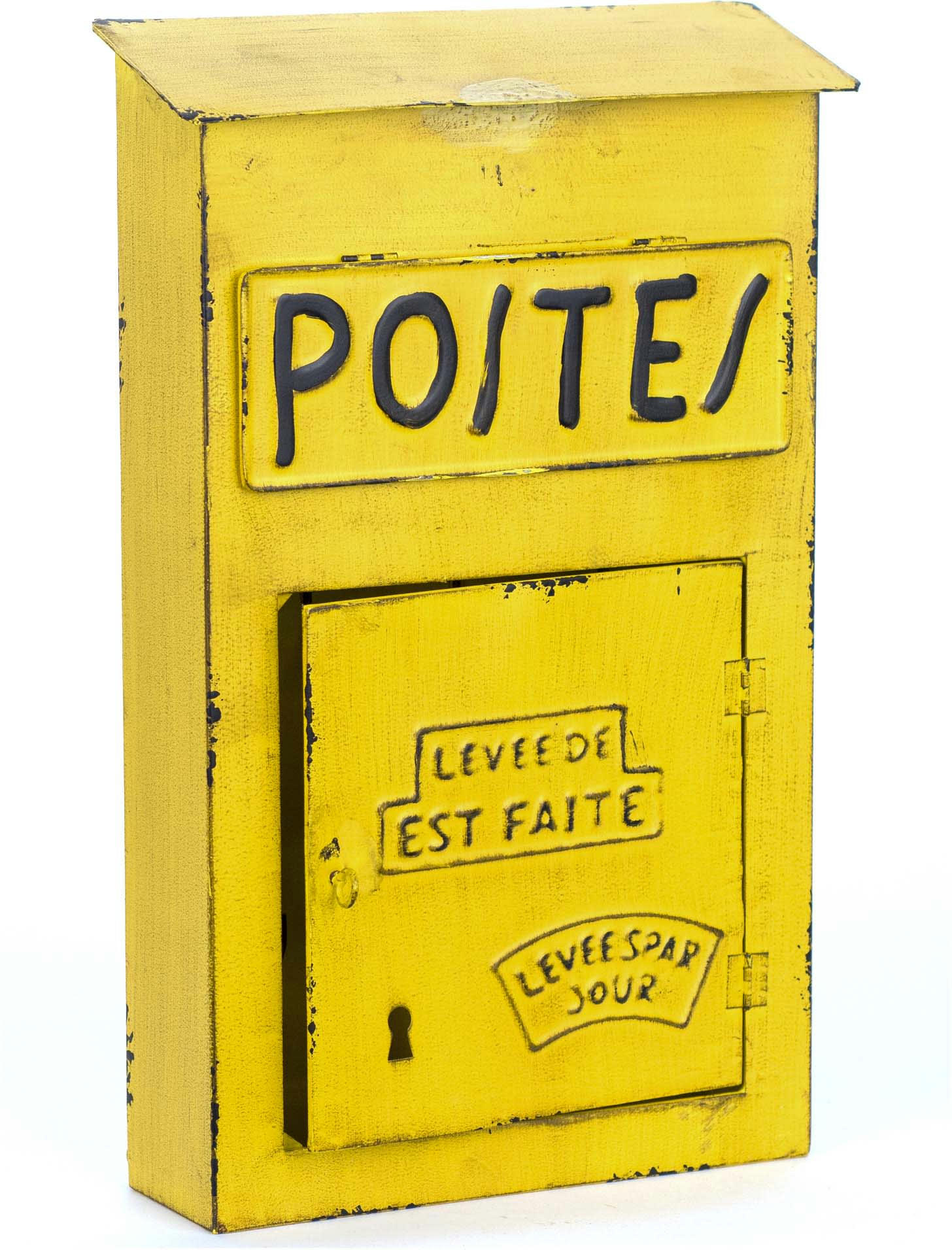 - Boîte  à clés en métal effet usé postes