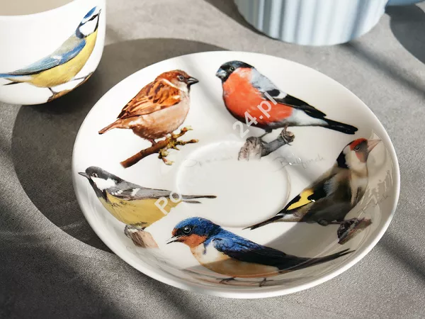 Filiżanka ze spodkiem 0,45 L Brookes Empireware - Birds 33.703-1512