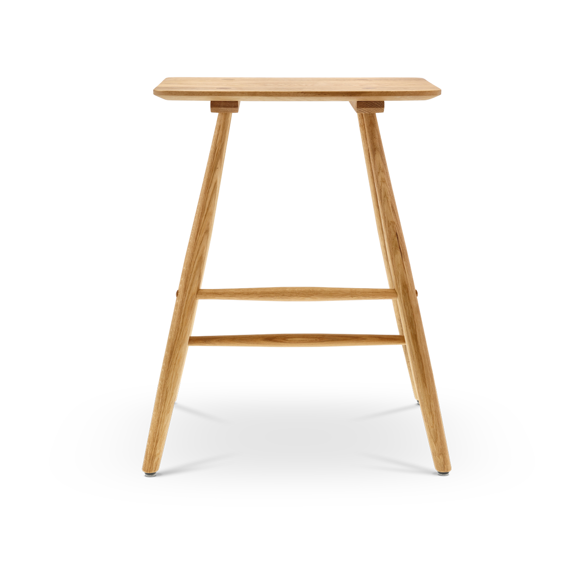 Villa Collection Bodo houten barkruk naturel - 64 cm