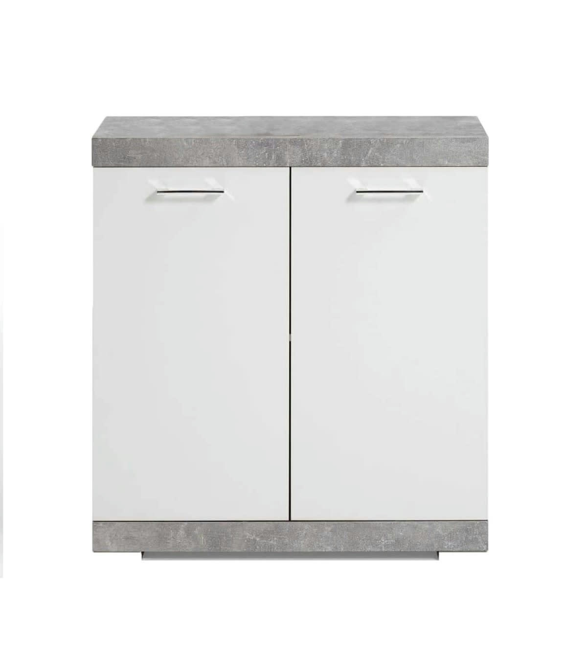 BRISTOL - Buffet 2 portes avec Étagère Amovible L80cm