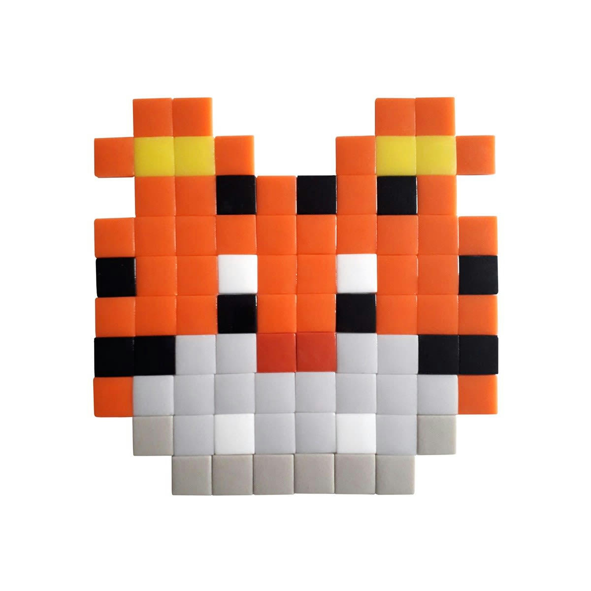 TIGRE - Mosaïque adhésive en verre orange