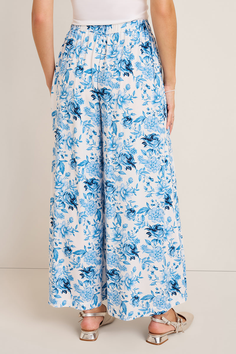 Hailey Floral Wide Leg Pants