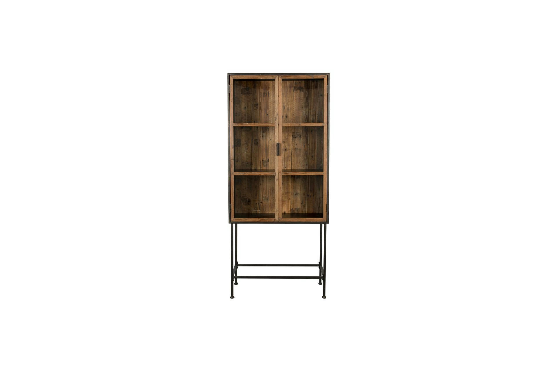 BERLIN - Armoire en bois marron