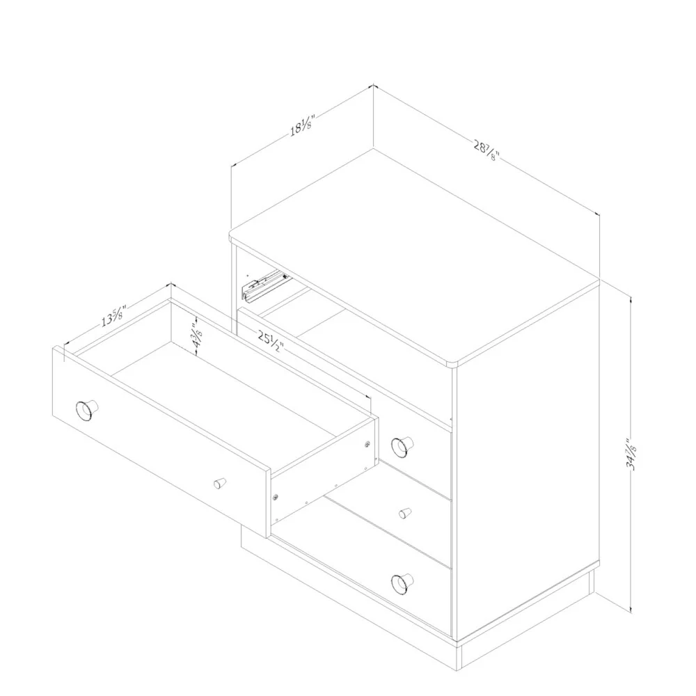 South Shore Little Monsters 4-Drawer Chest