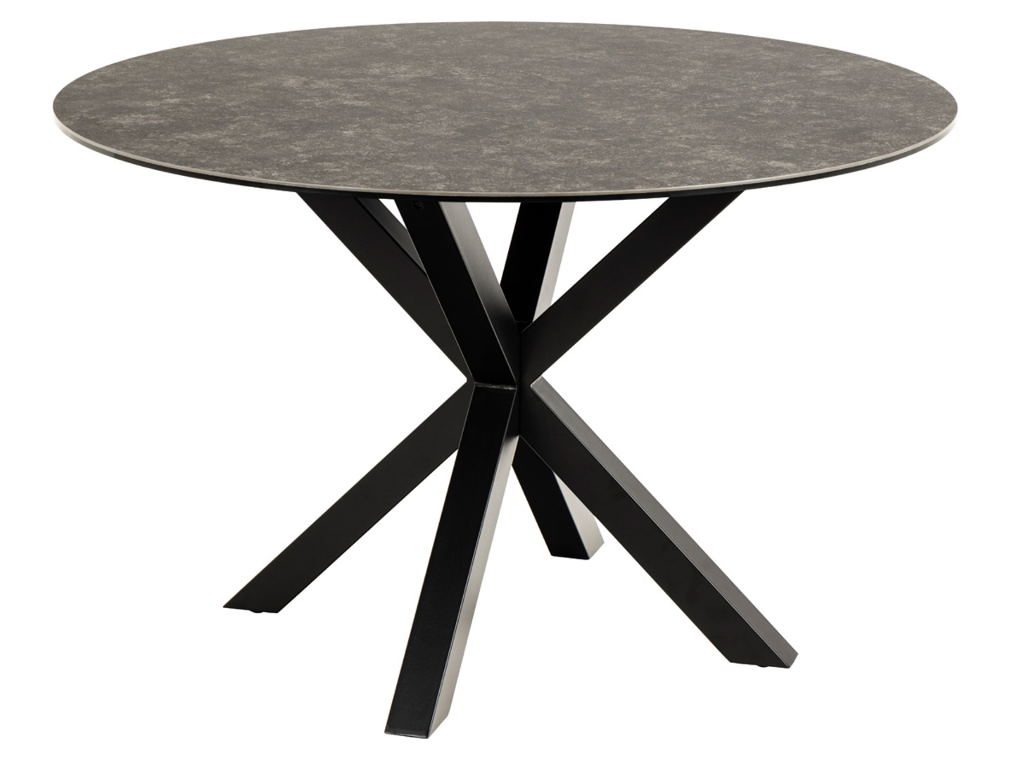 Stół okrągły Heaven 119 cm marmur czarny