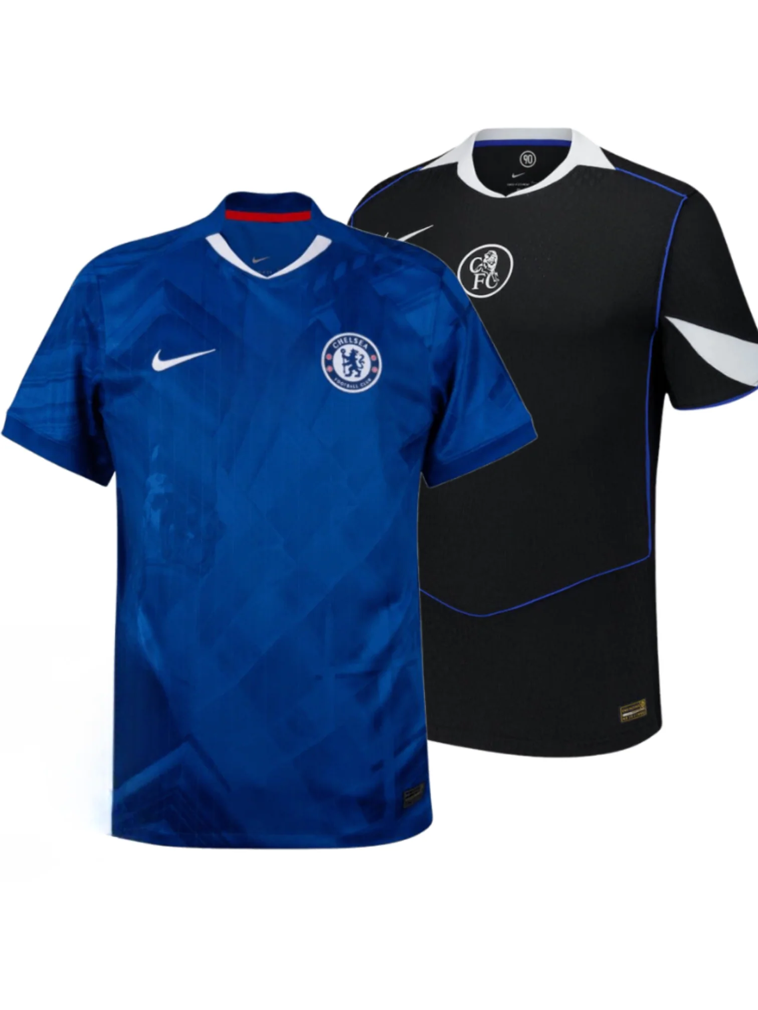 COMBO Chelsea Home + Third Jerseys 2025/2026 - World Champion Patch