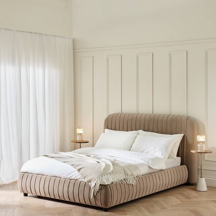 Habitat Beatrix Double End Lift Ottoman Bed - Mink