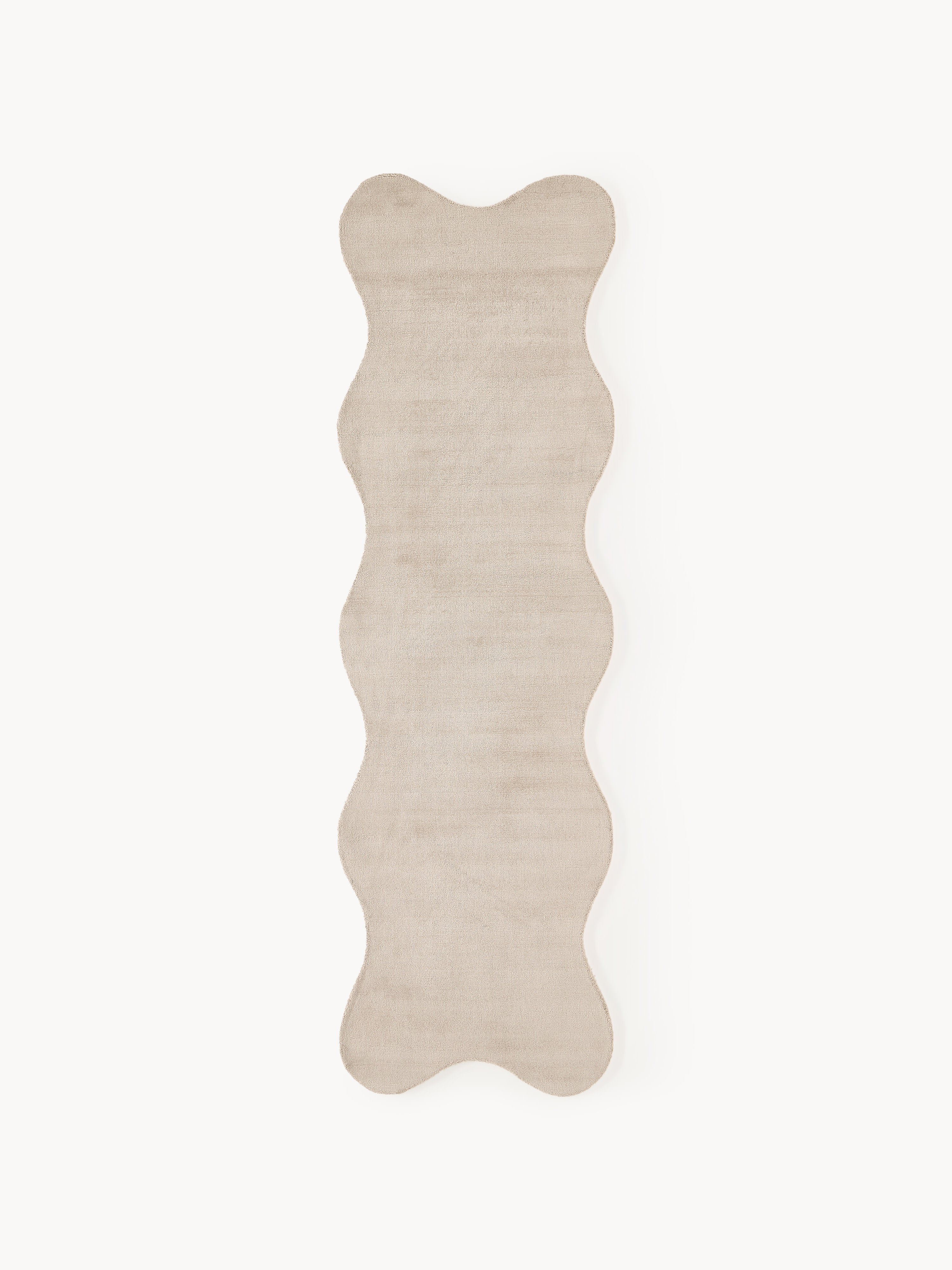 Handgewebter Teppichläufer Wavy