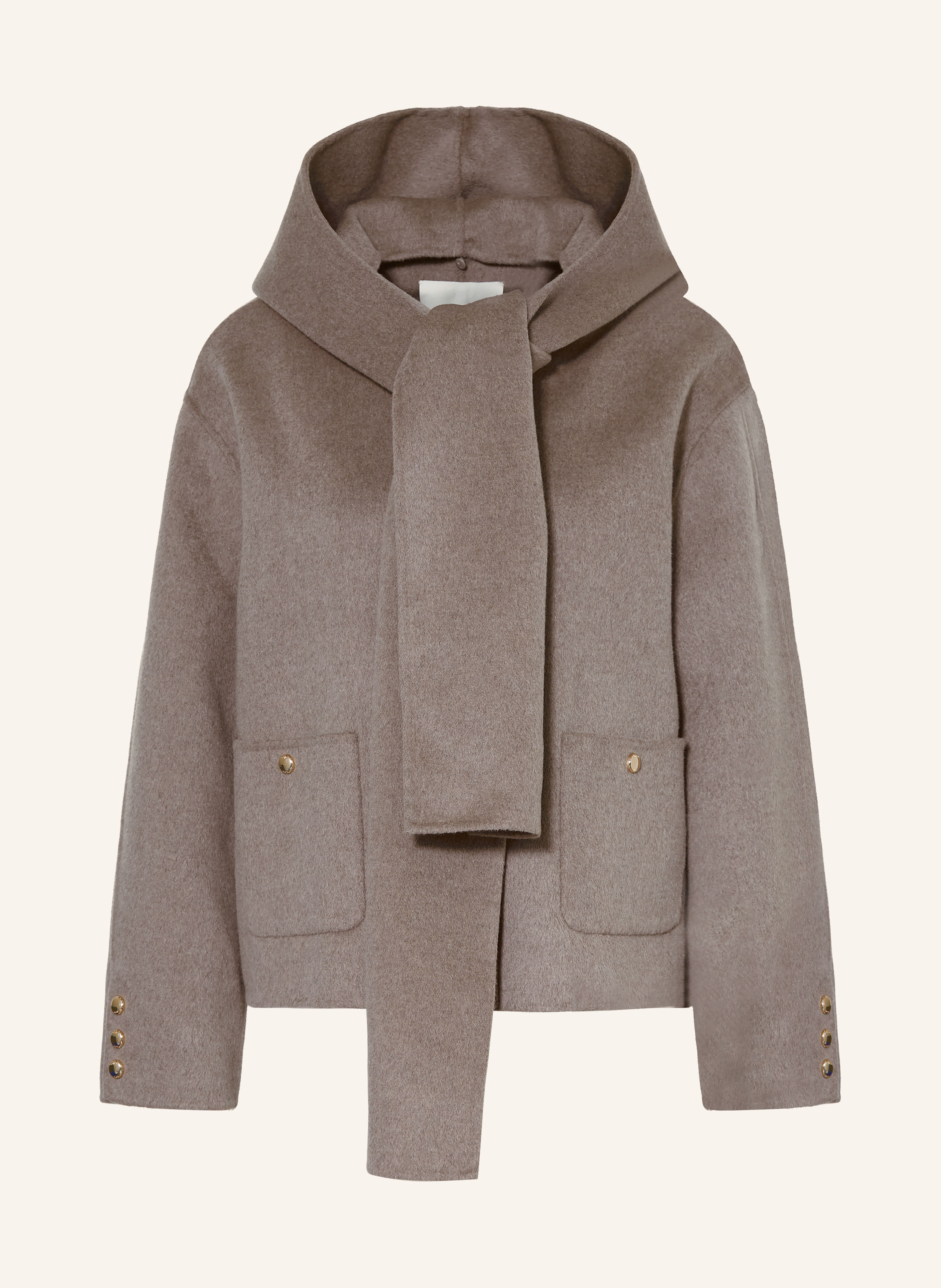maje Jacke mit abnehmbarer Kapuze