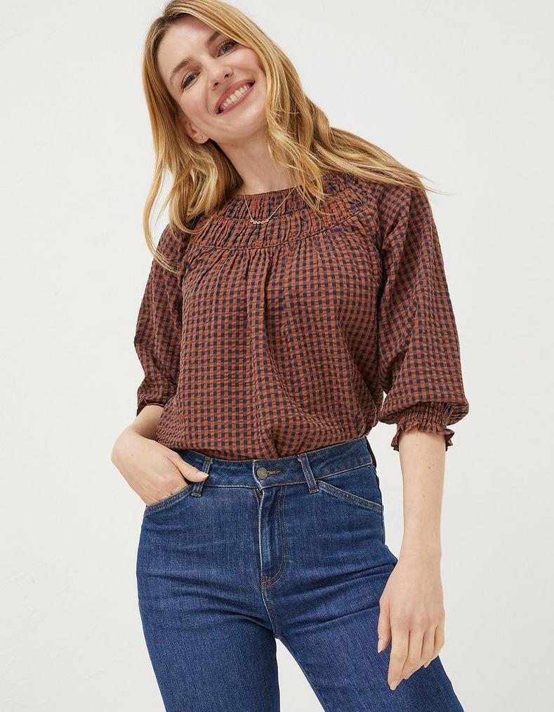Tamer Gingham Blouse