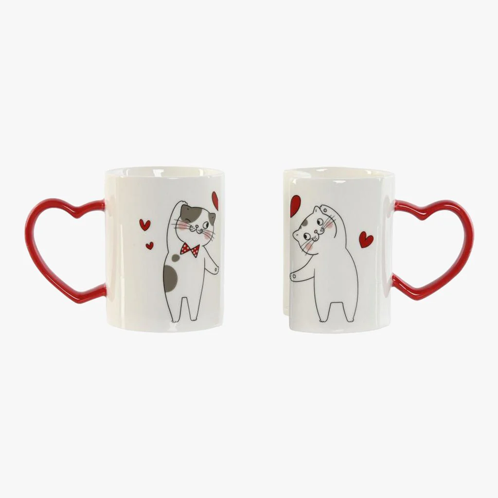Conjunto 2 Canecas Gatos Love