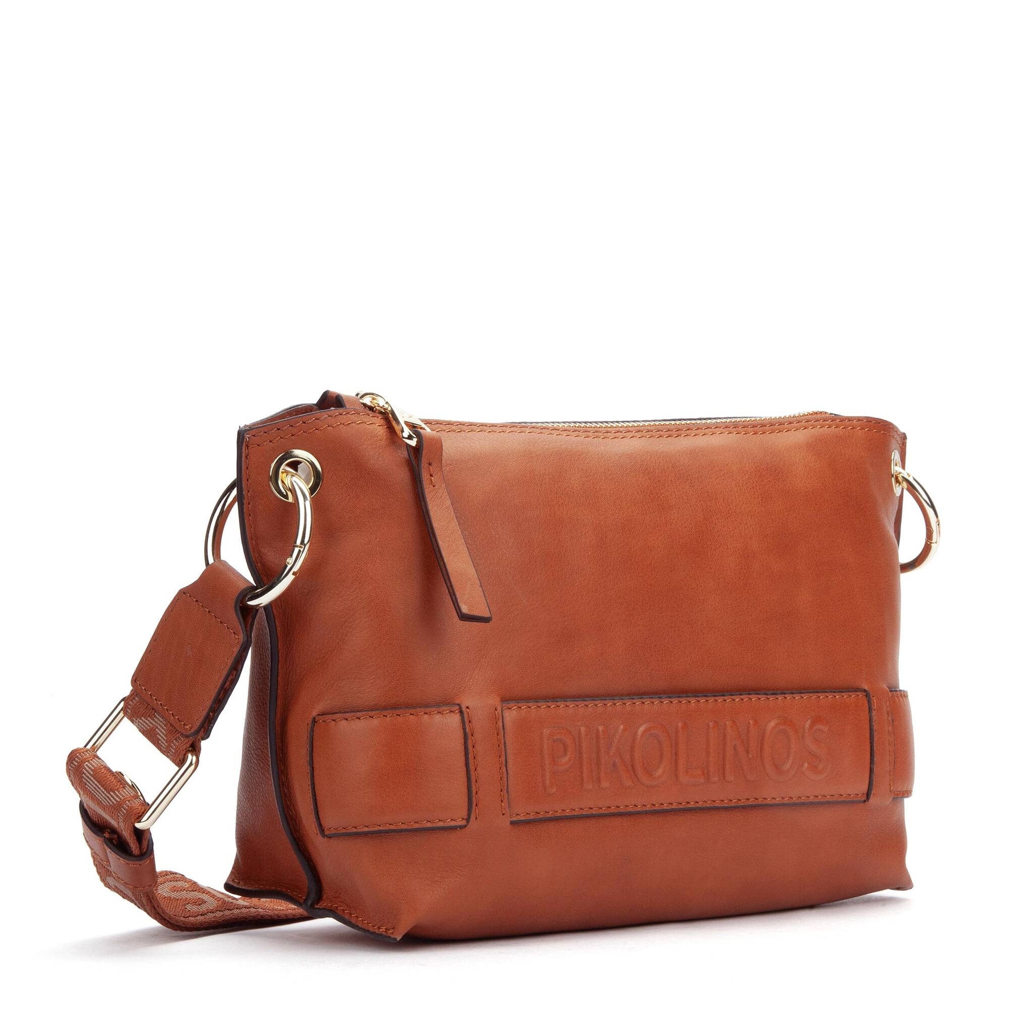 ALCUDIA - Bandolera rectangular con cierre de cremallera para mujer