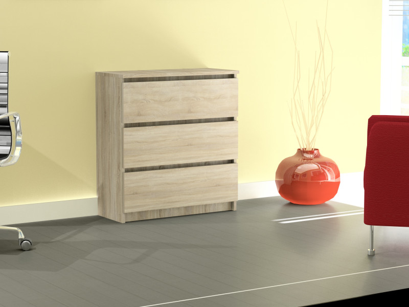 Komoda Rico 3S Sonoma 60 Cm
