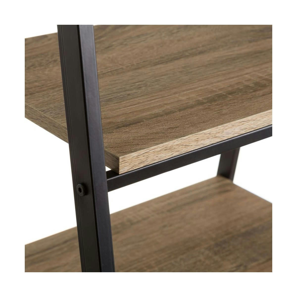 - Portant vêtements bois et métal noir