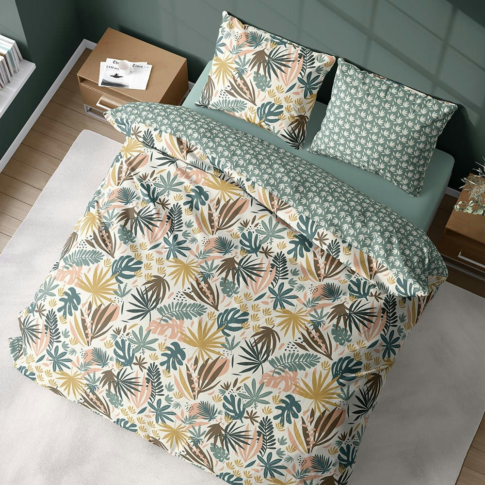 JUNGA - Housse de couette bio 240x220 + 2 taies