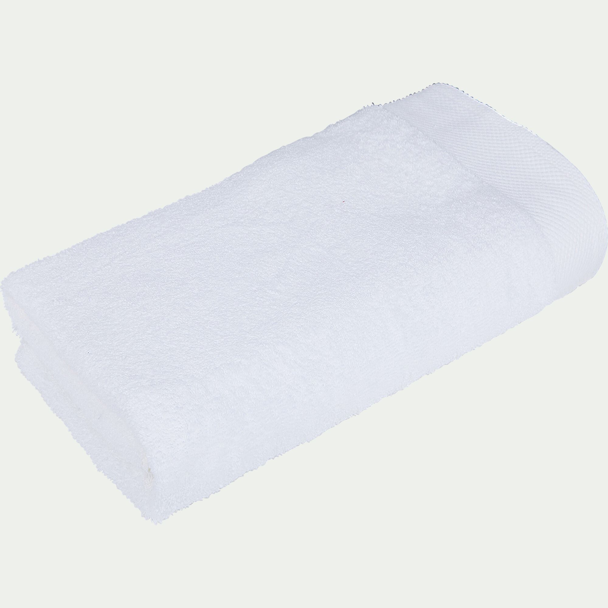 AZUR - Drap de douche en coton peigné - blanc optique 70x140cm