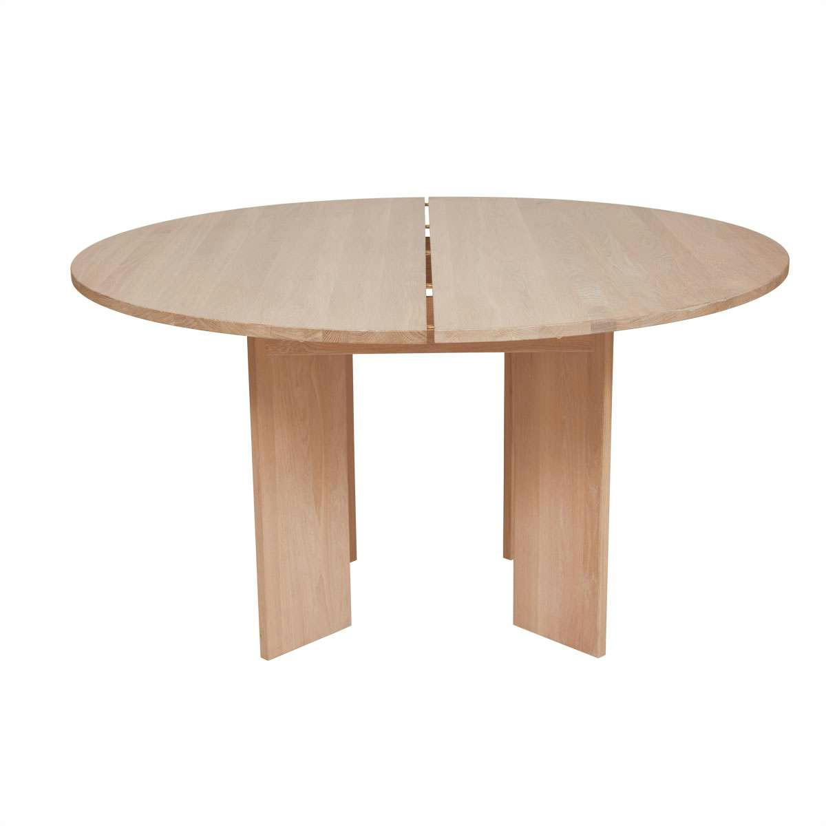 KOTAI - Table marron en chêne Ø140xH74cm