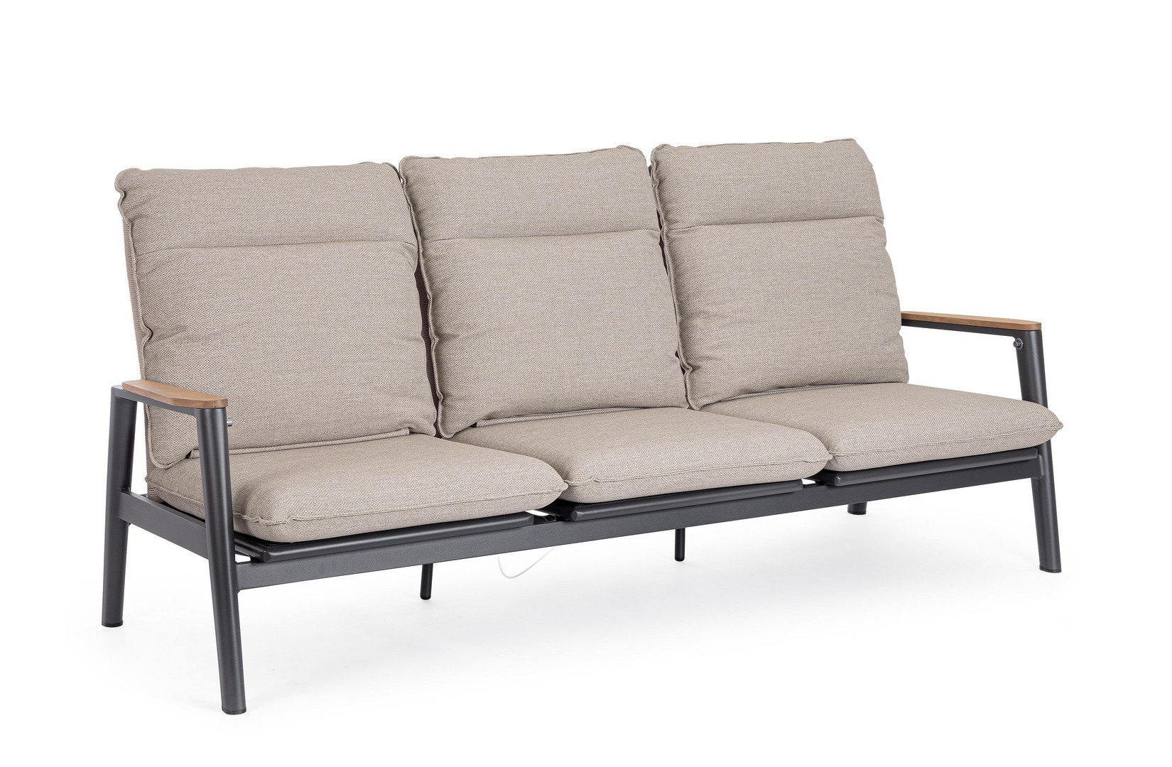 BIZZOTTO sofa 3-osobowa ogrodowa MIGUELbeżowa