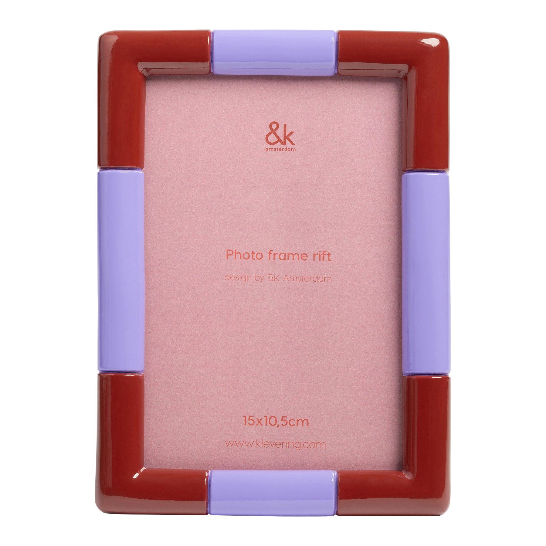 &klevering Rift Fotolijst 13 x 18 cm - Burgundy