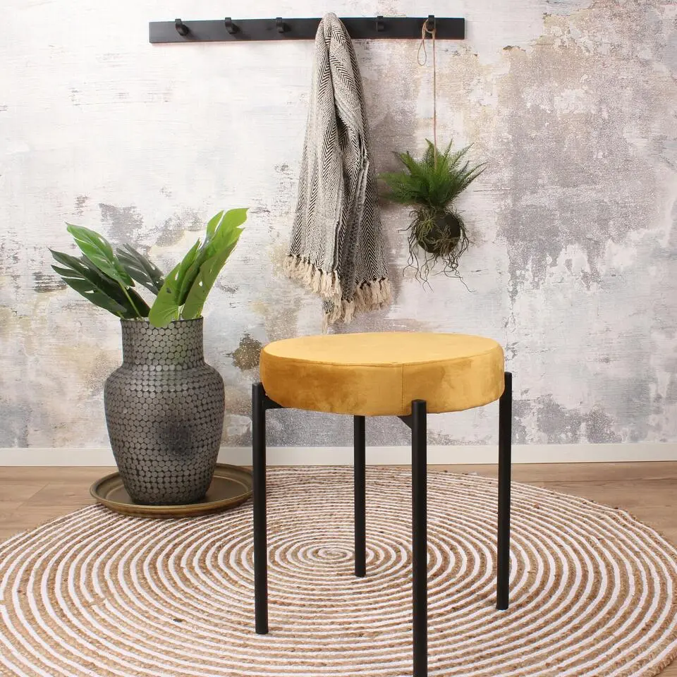 DS4U - Mika velvet kruk goud