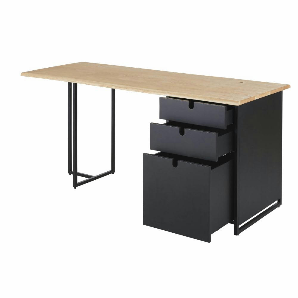 Essentials Business - Caisson de bureau modulable professionnel noir