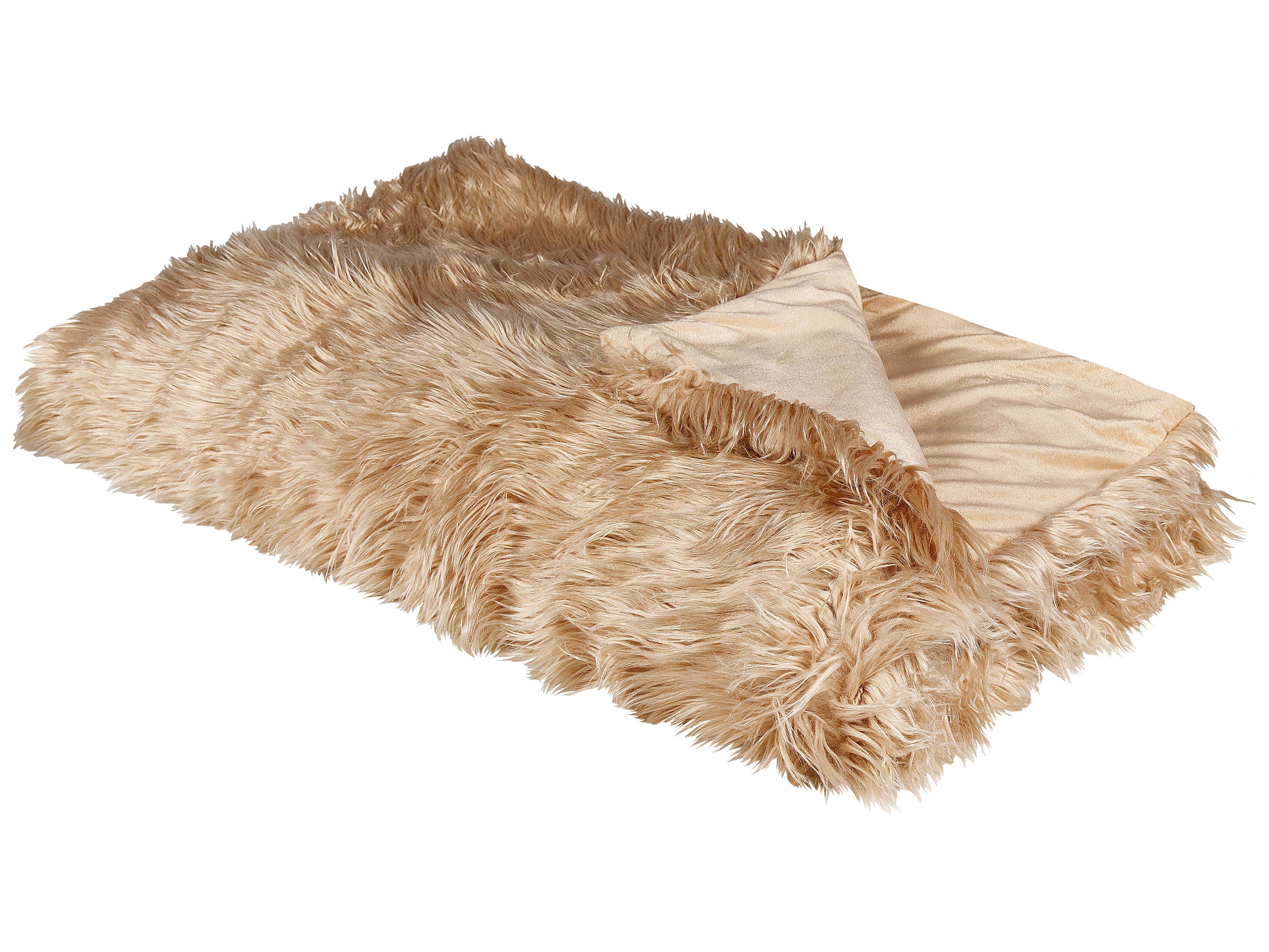 Bedspread DELICE 150 x 200 cm Light Brown
