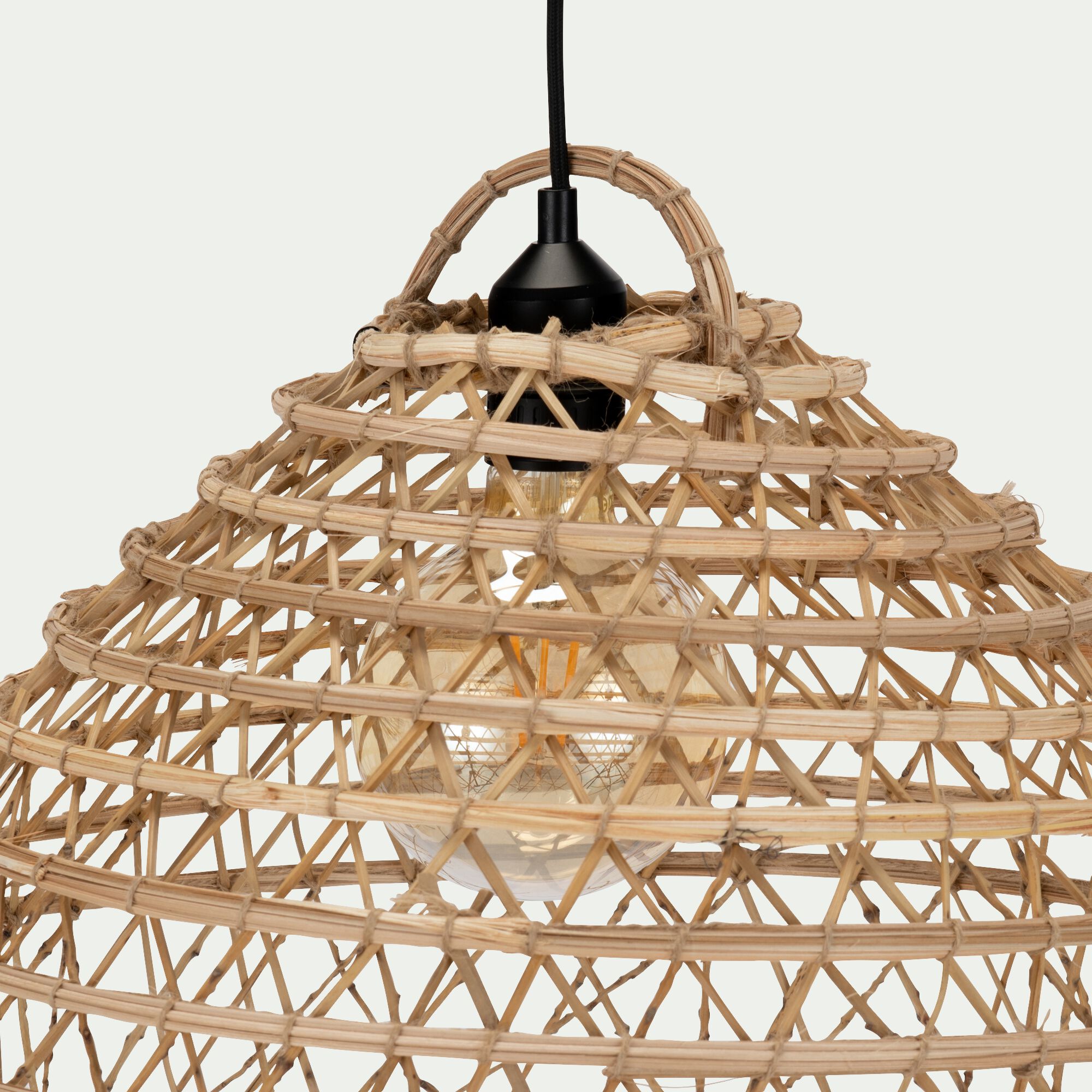 MIDIA - Suspension non électrifiée en fibres de palmier D50cm - naturel