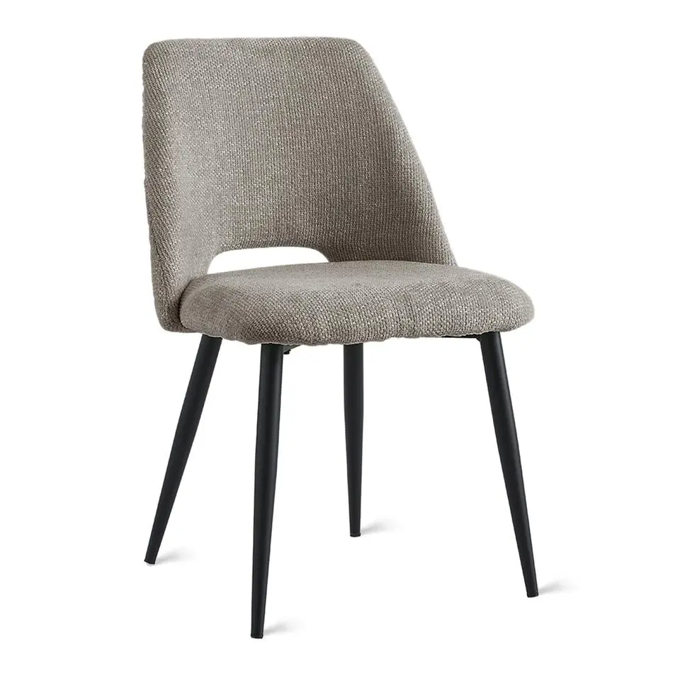 2x Eetkamerstoel Monta - Taupe (Set van 2)