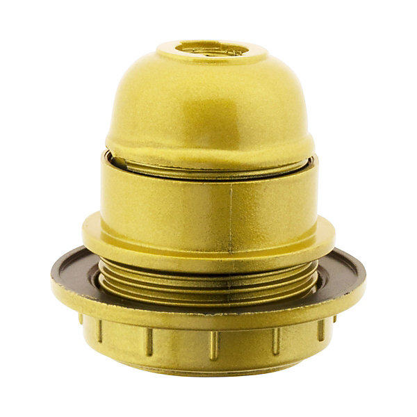 Douille E27   bague - Doré - Zenitech