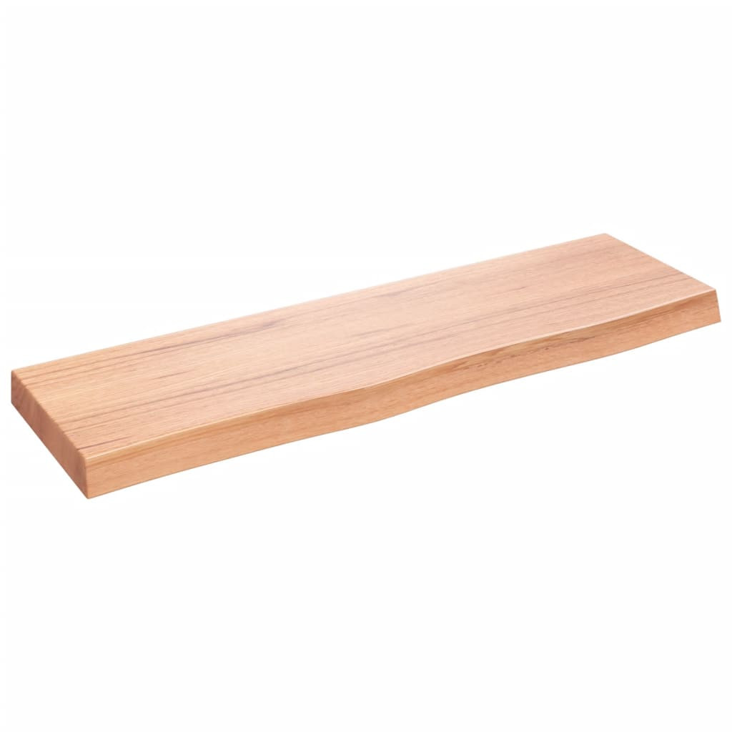 VidaXL Półka brązowa 100x30x(2-6) cm lakierowane