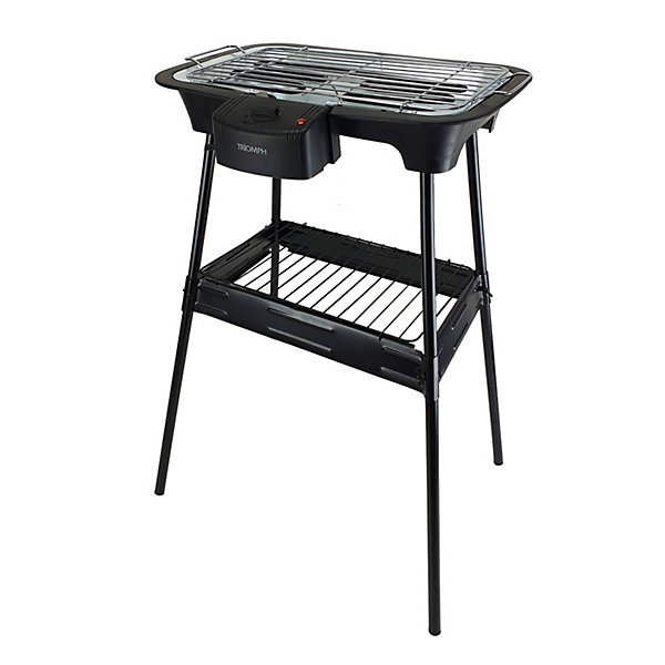 Barbecue électrique sur pieds - Triomph ETF1526 - 2000W - intérieur et extérieur