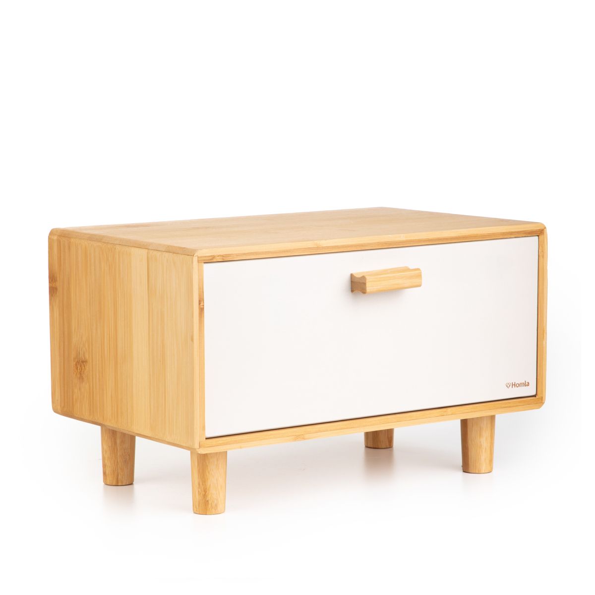 Chlebak BAMBOU śmietankowy 35x23 cm