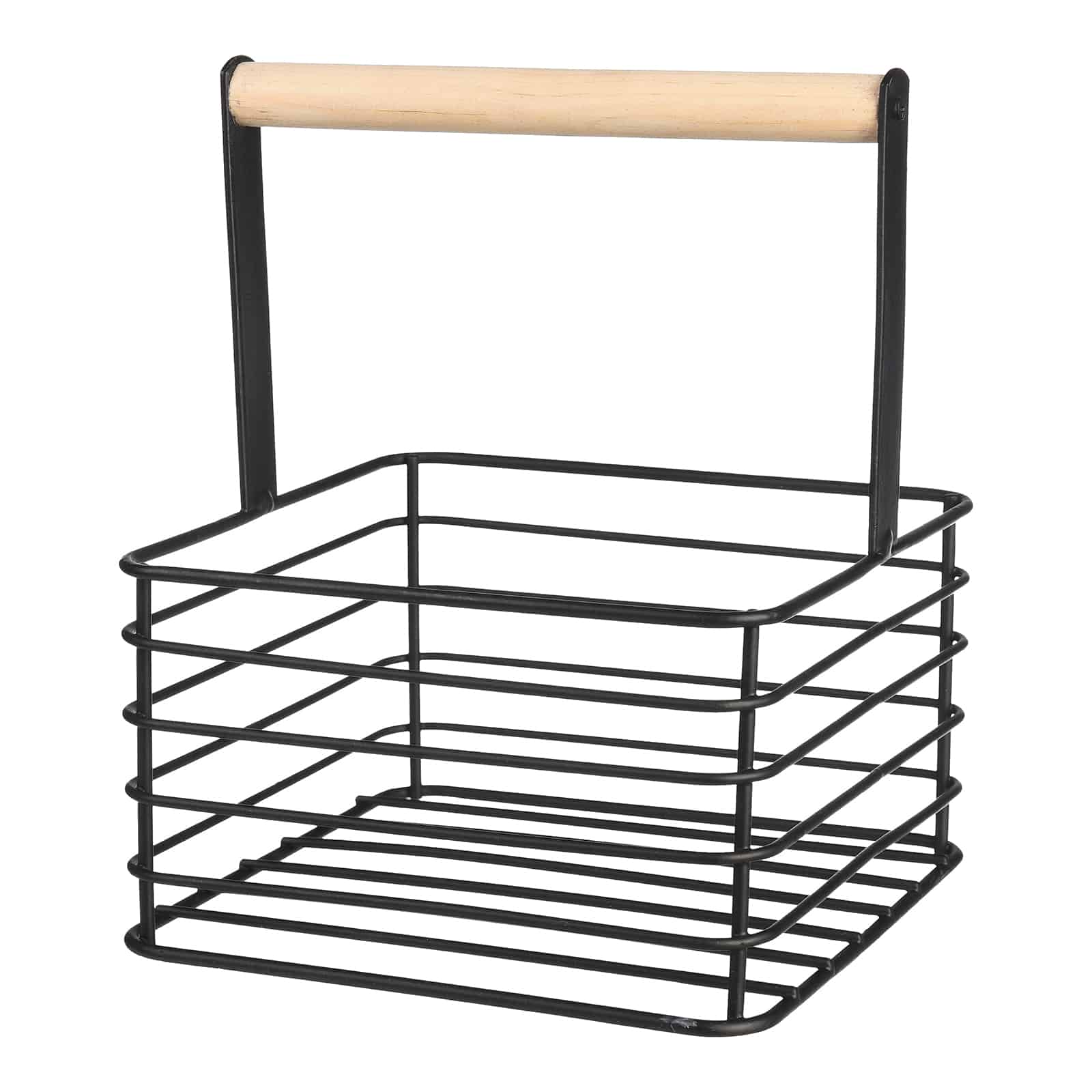 Küchenutensilien-Korb Schwarz,B 180 x H 210 x T 180 mm