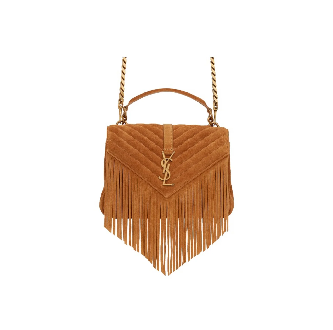 Saint Laurent YSL Monogram Tassel Hand Crossbody Bag