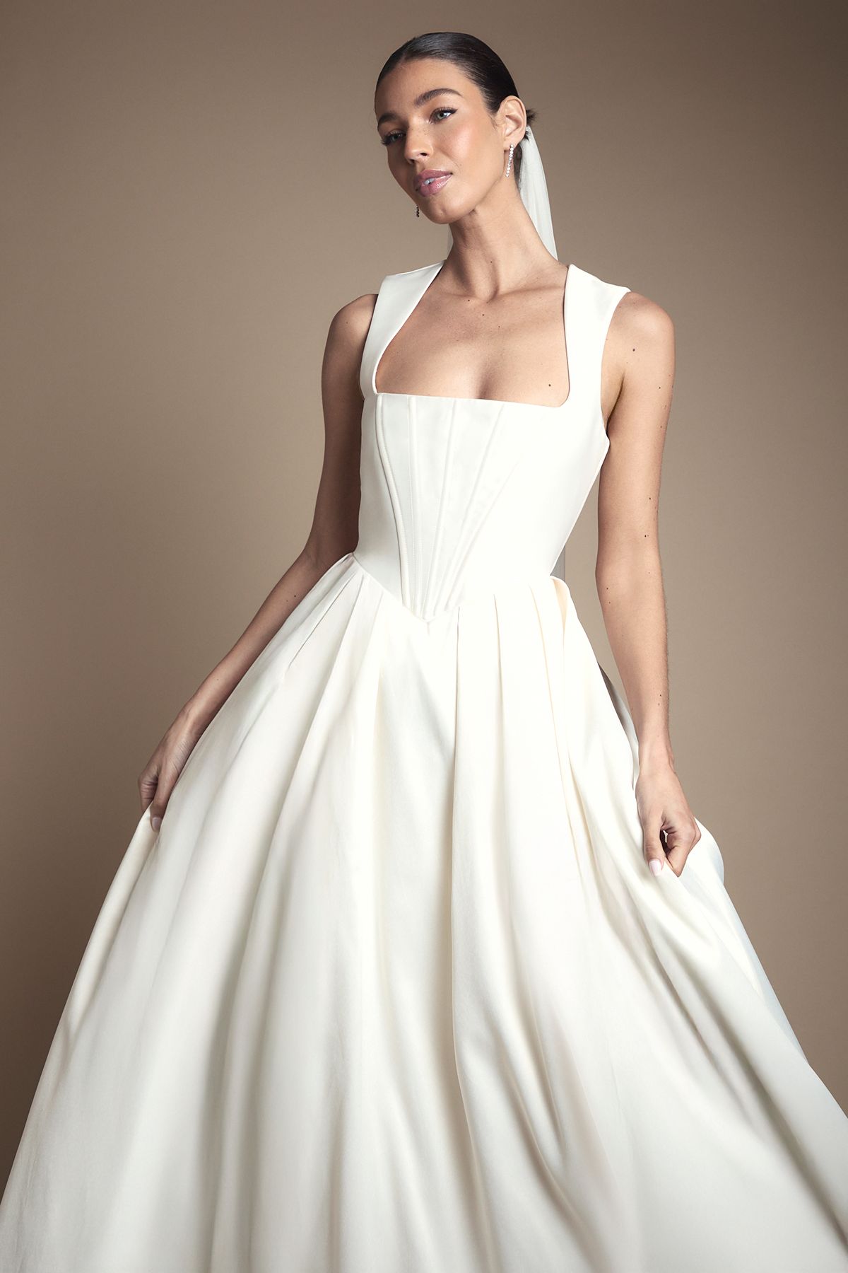 Coast Bodice Full Skirt Wedding Dress