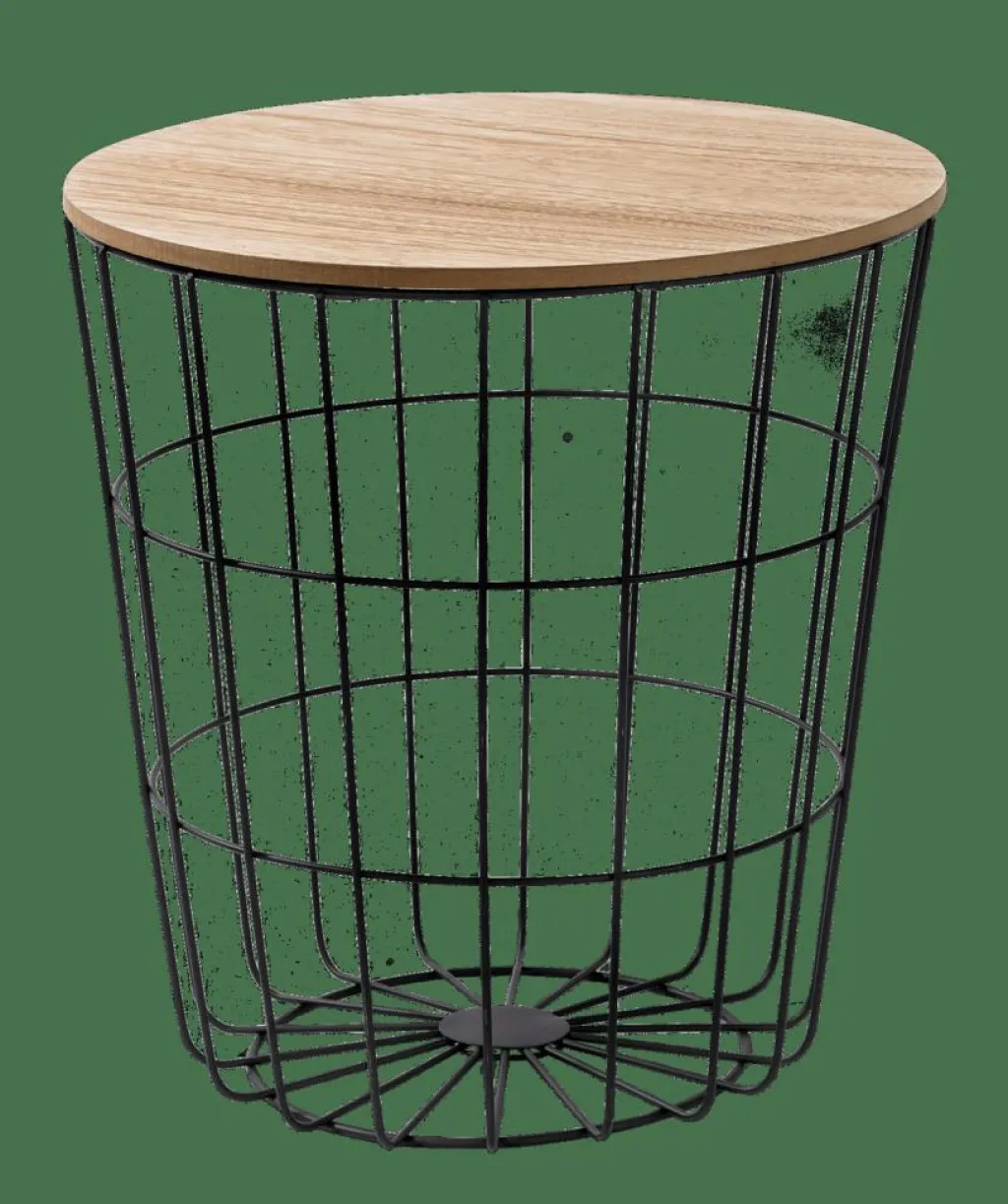 Paniers En Fil|Tables D&rsquo;Appoint^CASA WIRE Table D&rsquo;appoint Noir, Naturel
