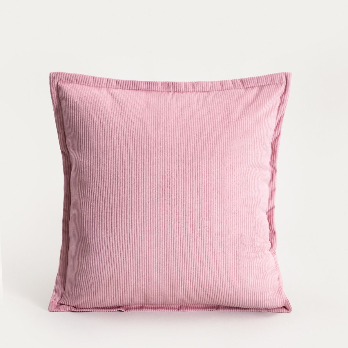 Poszewka NANTU welwetowa sztruksowa różowa 45x45 1.5 cm