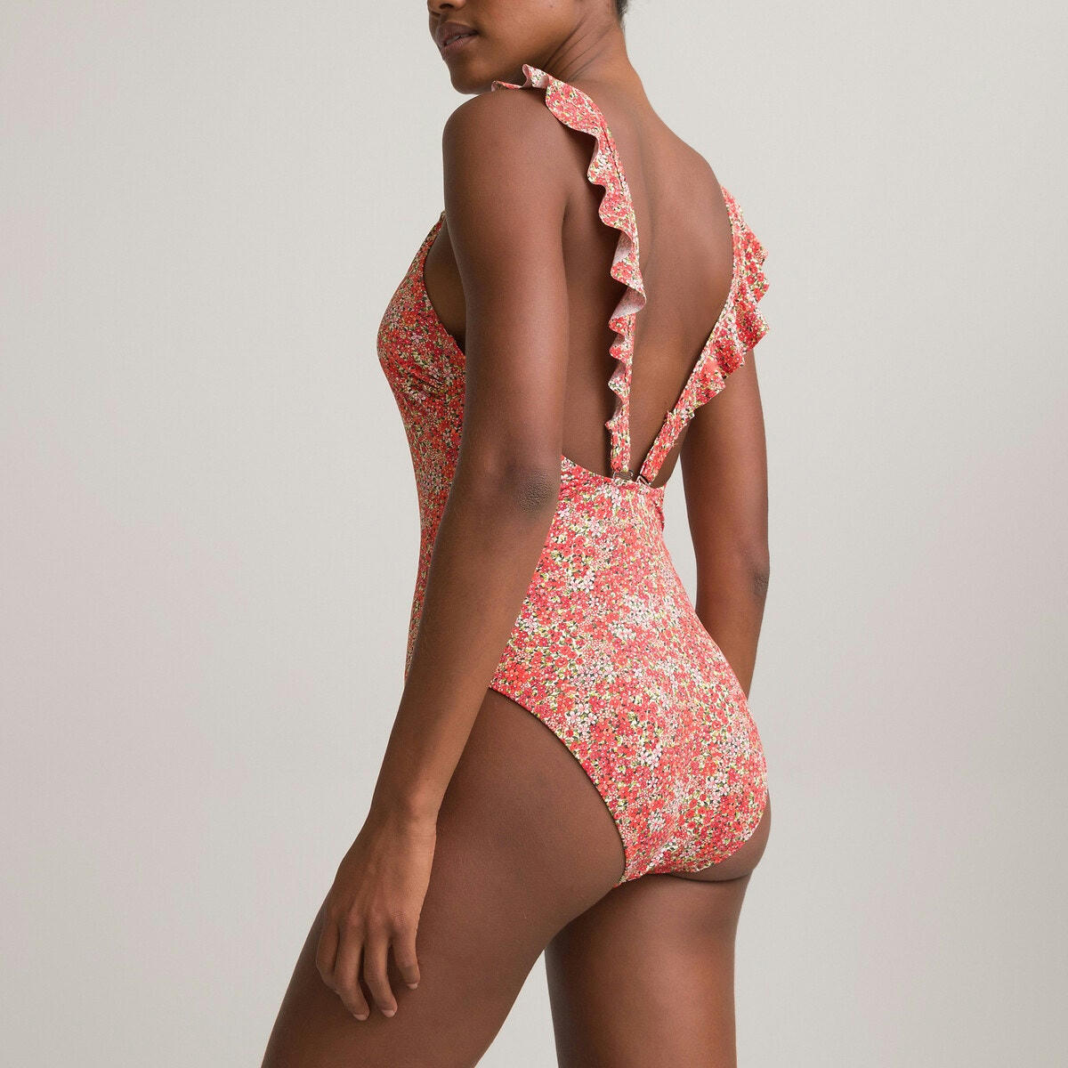 Maillot de bain 1 pièce ballerine détails volants