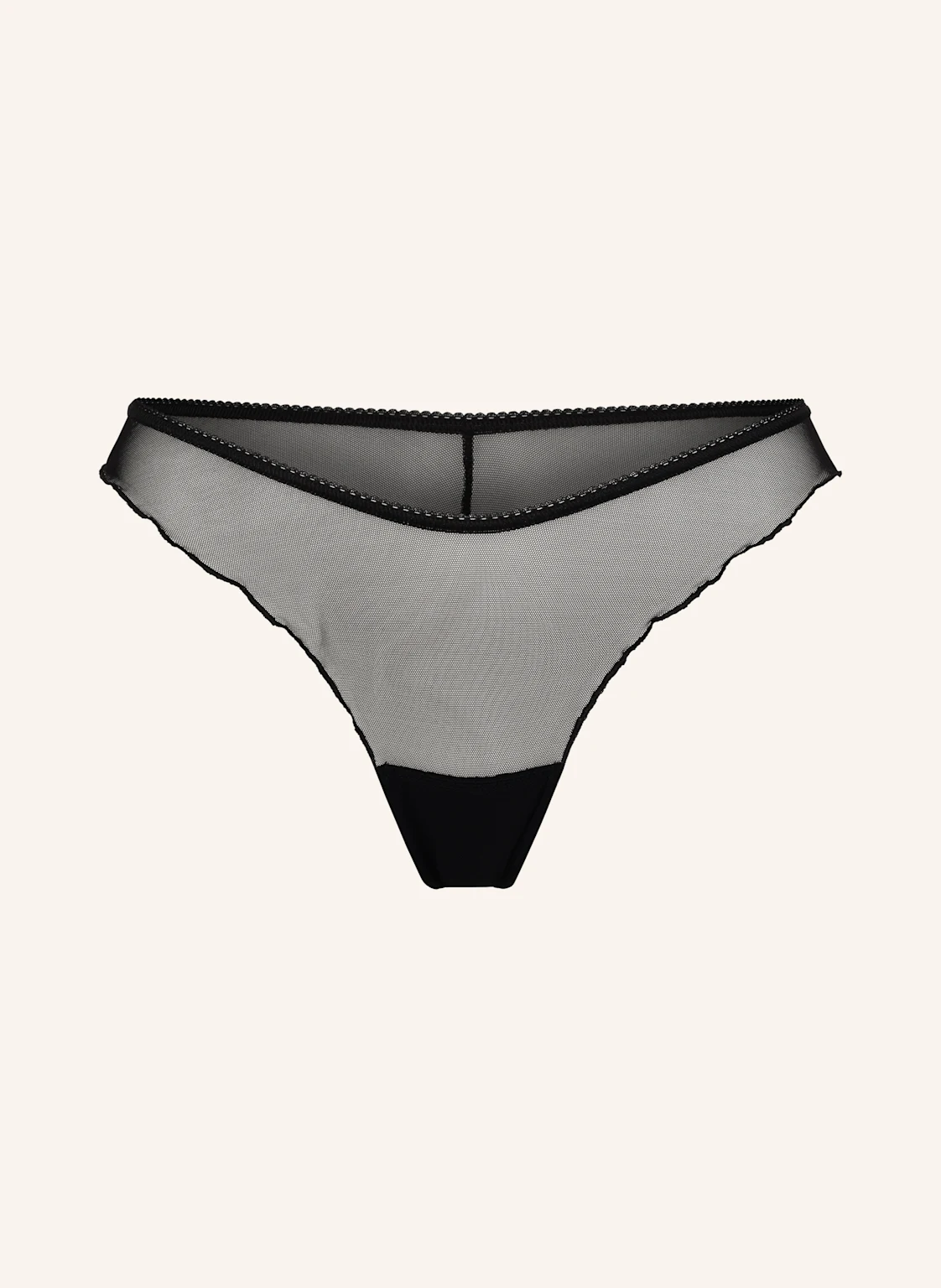 erlich textil Iconic Mesh Brazil String mit Polyamid - goldfarbene Details
