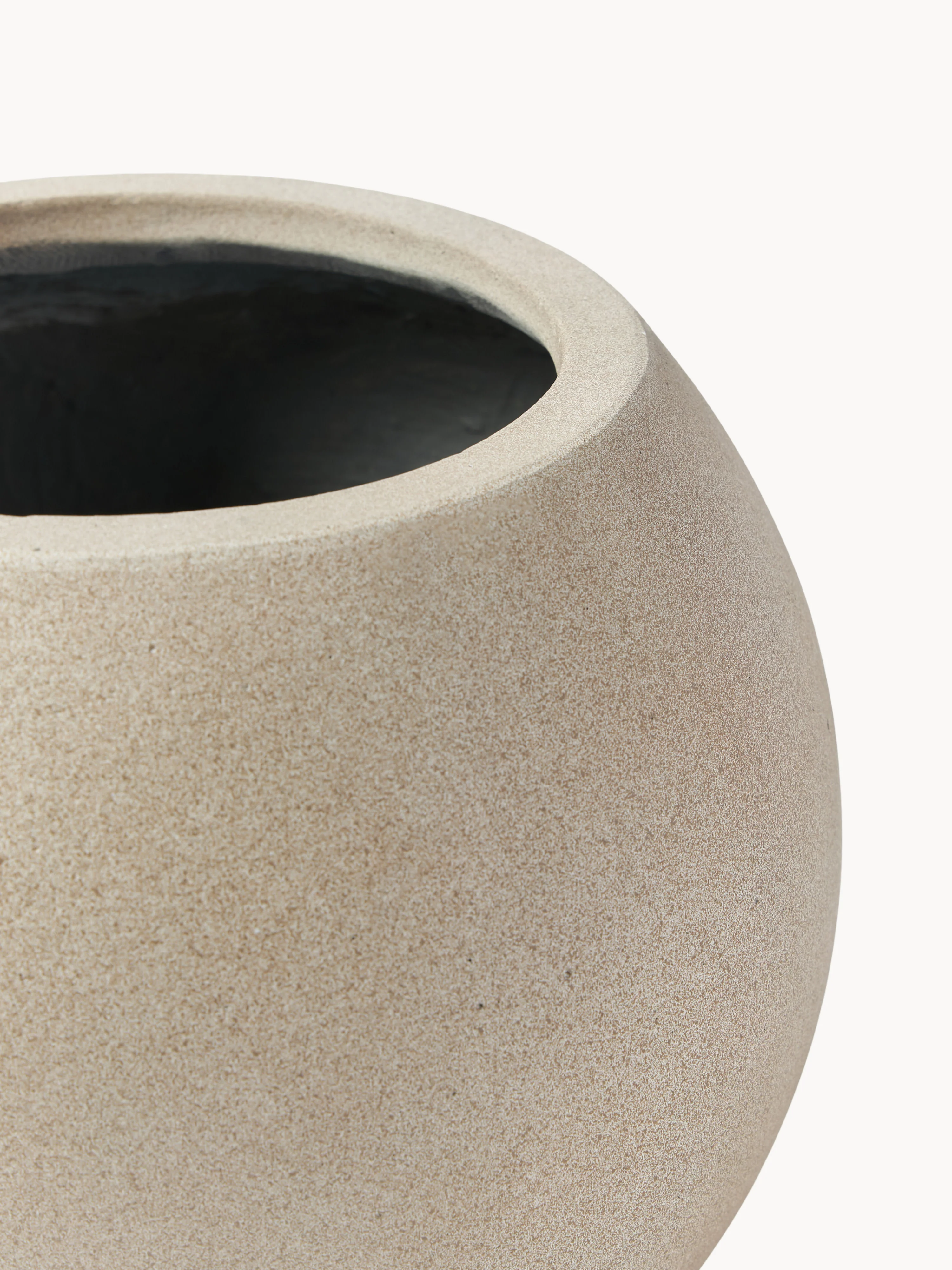 Blumentopf Tuscany aus Beton, H 25 cm