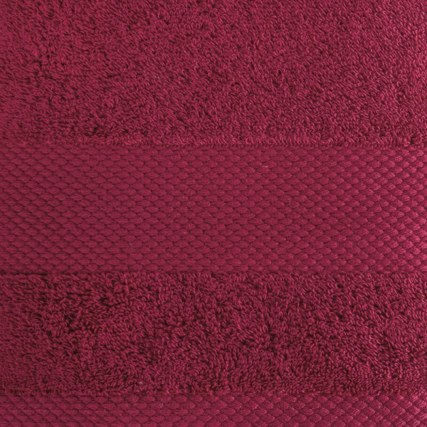 Ręcznik 50x90 Lorita amarantowy frotte 500g/m2