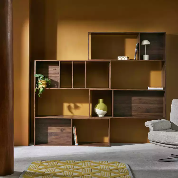 Habitat Atwood Extendable Shelving Unit - Walnut