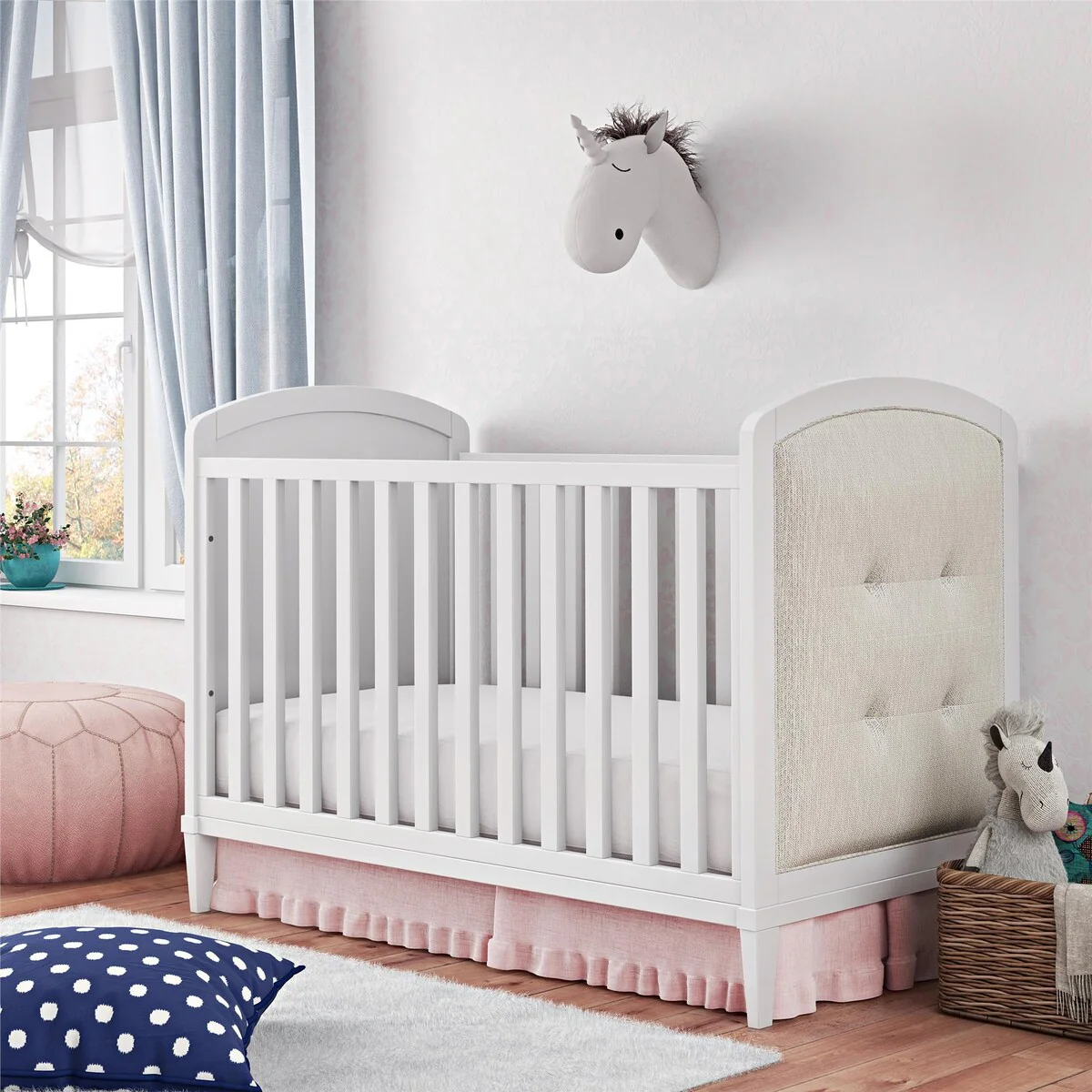 Avenue Greene Sawyer 3-in-1 Upholstered Crib