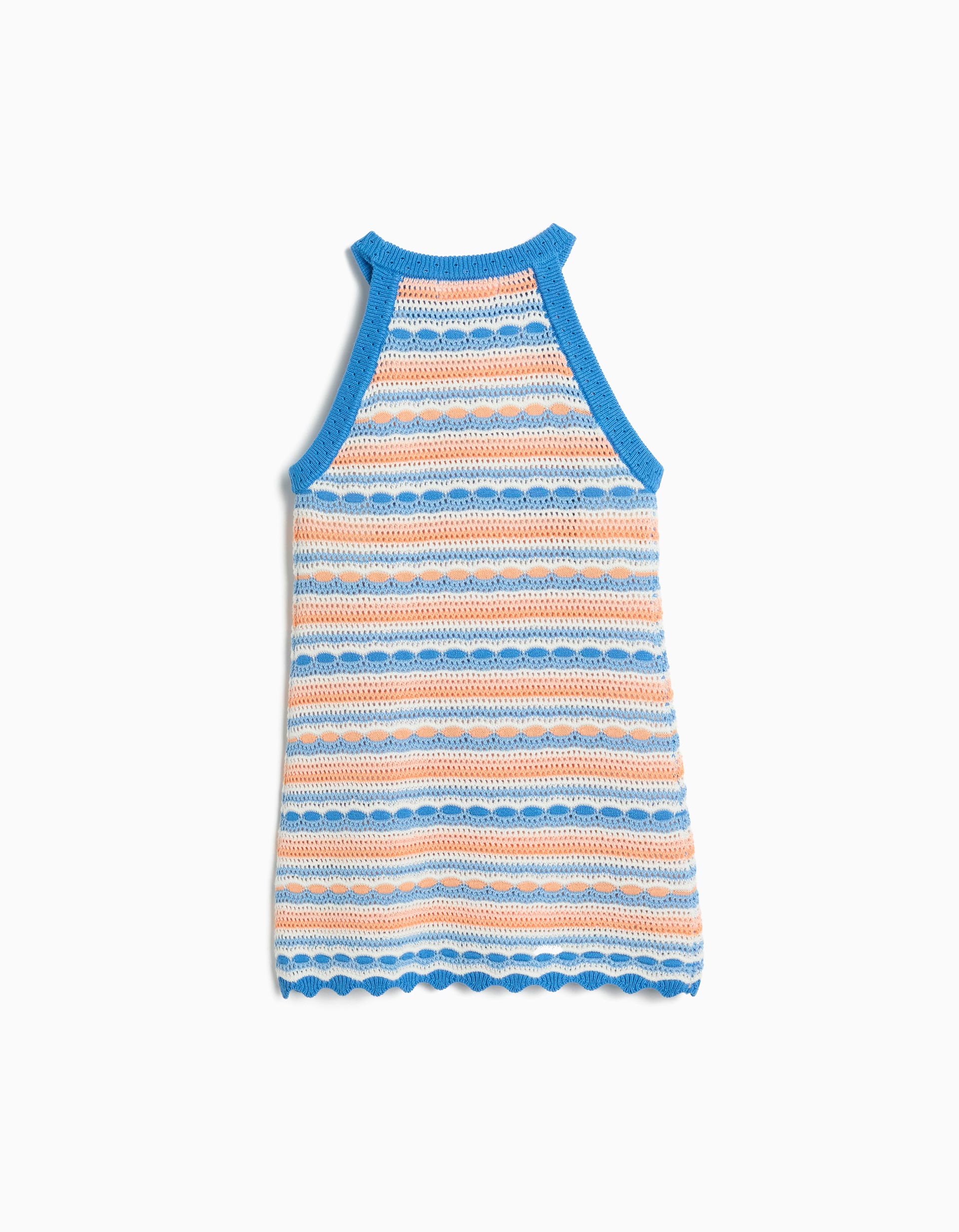 Vestido Crochet, Menina, Azul